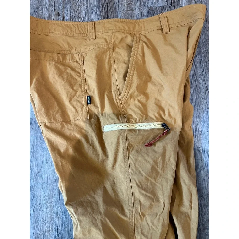 REI Co-op Trailmade Pants Mens 38x30 Brown Tan Hiking Outdoor Nylon Stretch